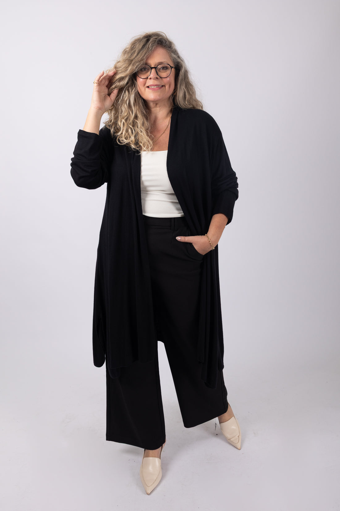 קרדיגן שחור