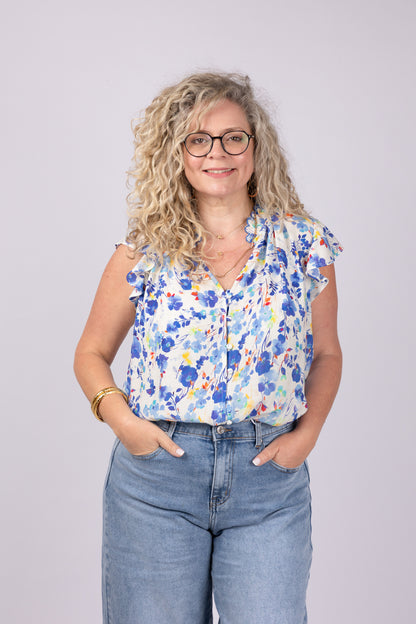 חולצה פרחונית
